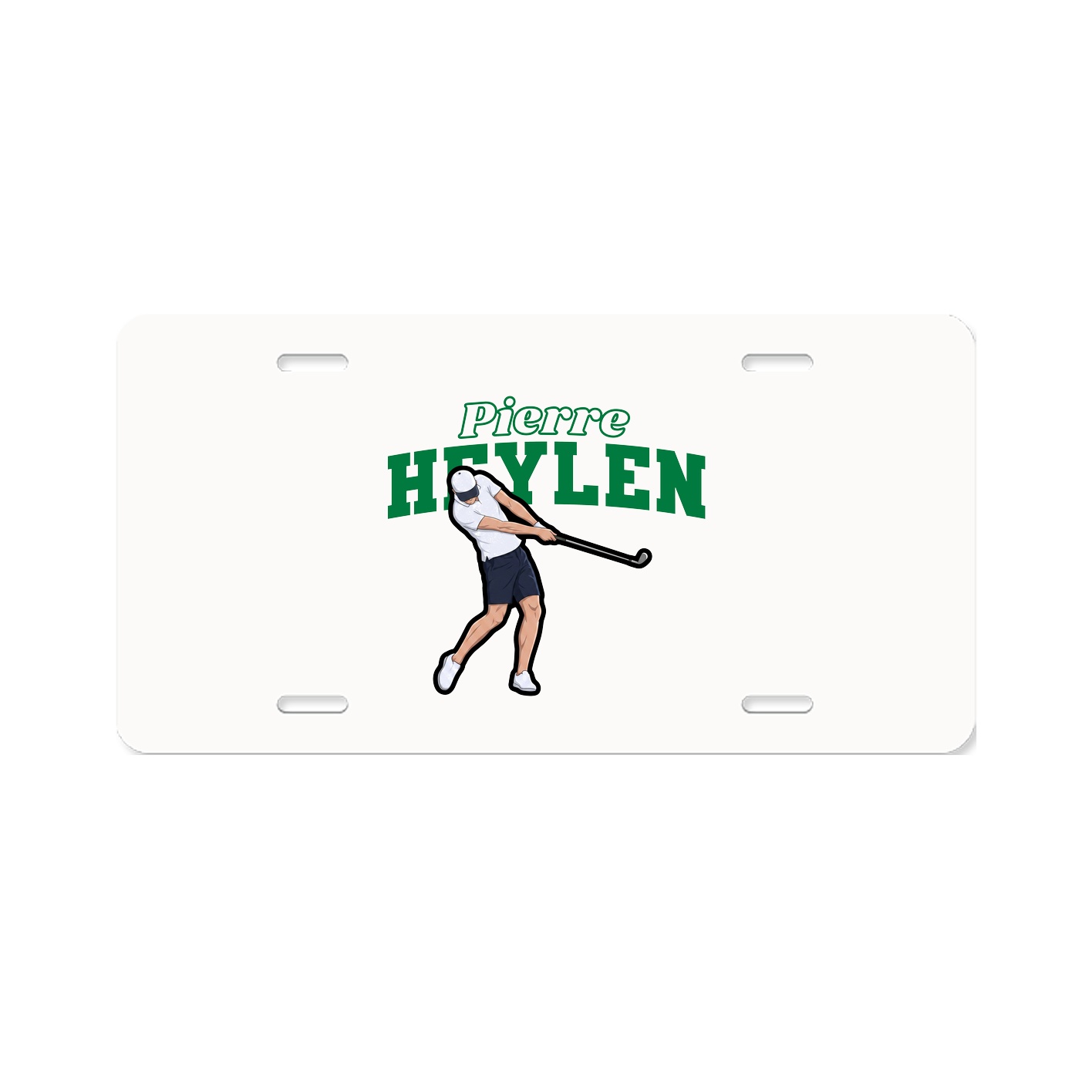 License Plate — Name Arch in Classic