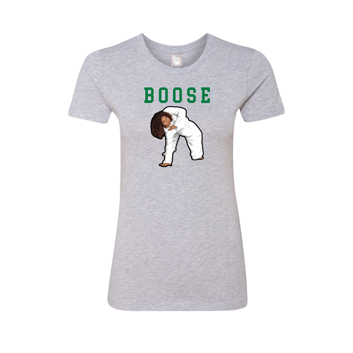 Fitted Women's Tee — Shirsey in Grey