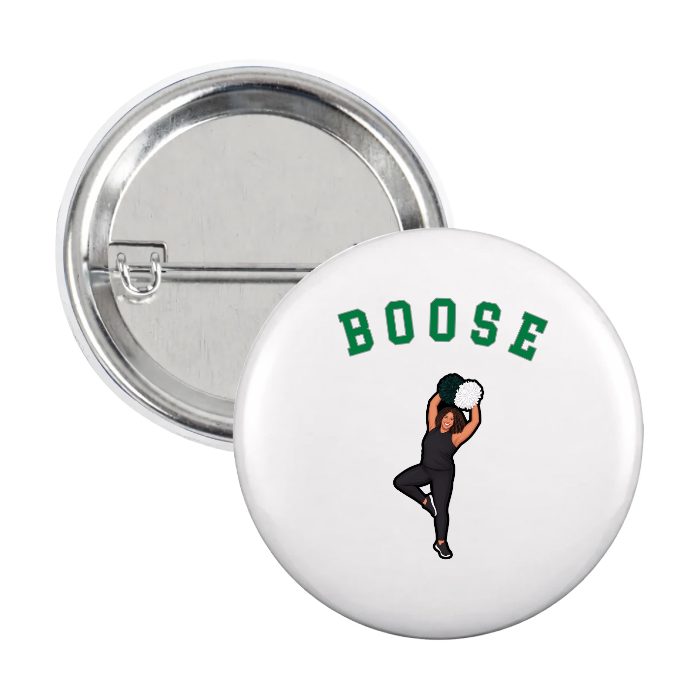 Game Day Button — Shirsey Arch in White