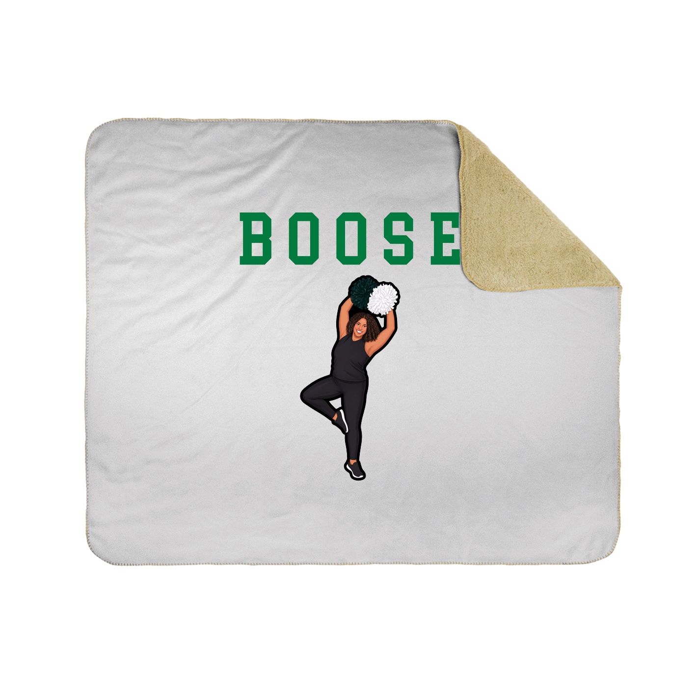 Throw Blanket — Shirsey in White