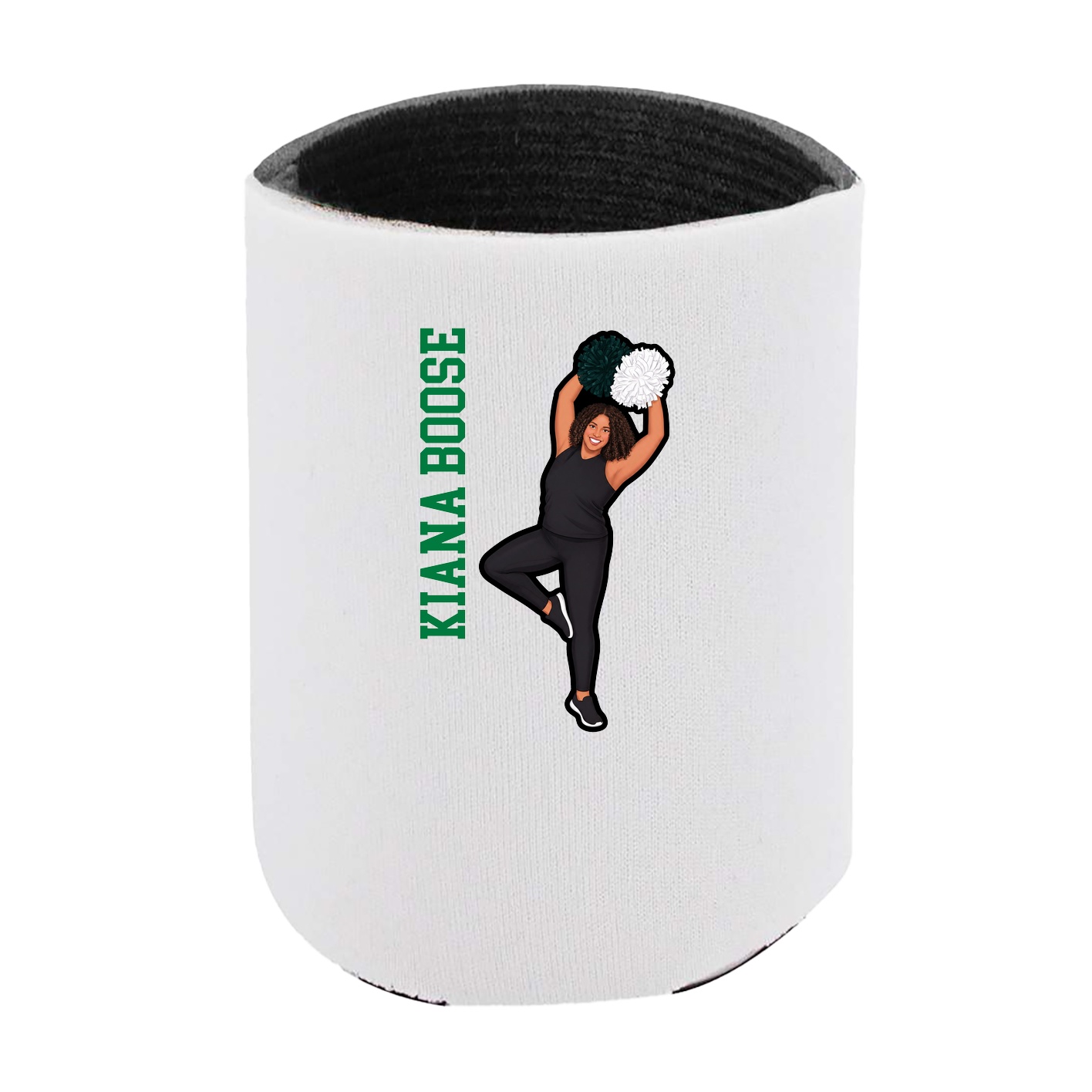 Can Holder — Name Vertical in White