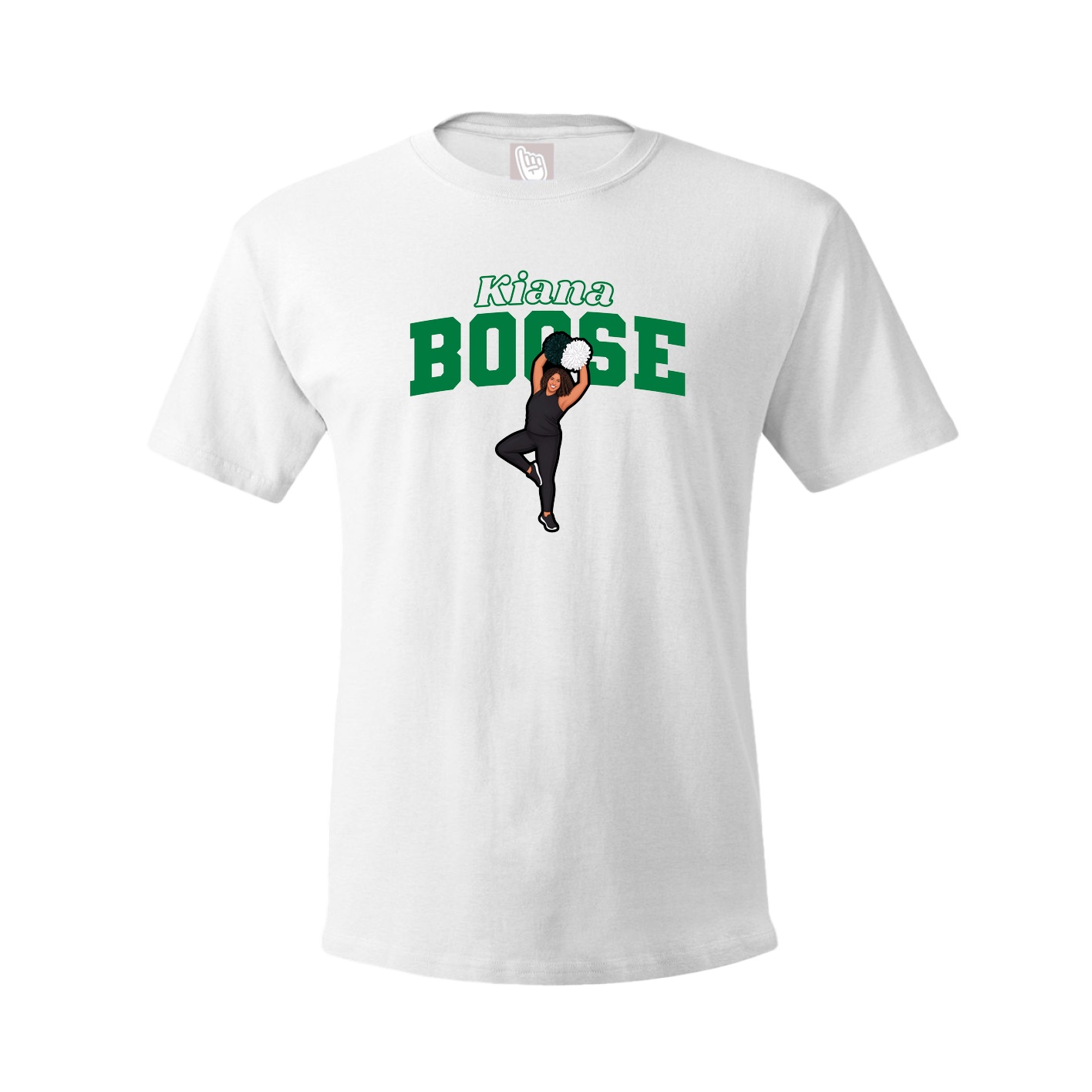 Tee — Name Arch in White