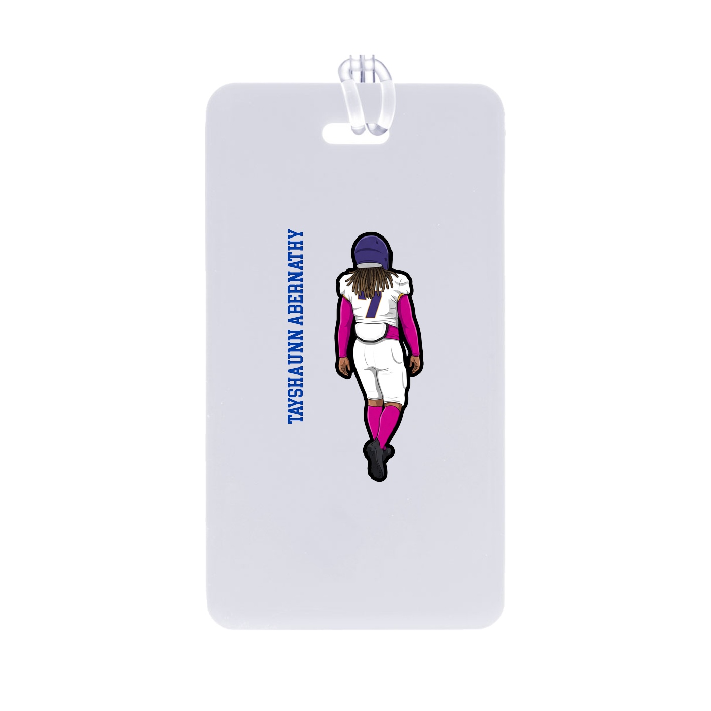 Bag Tag — Name Vertical in Classic