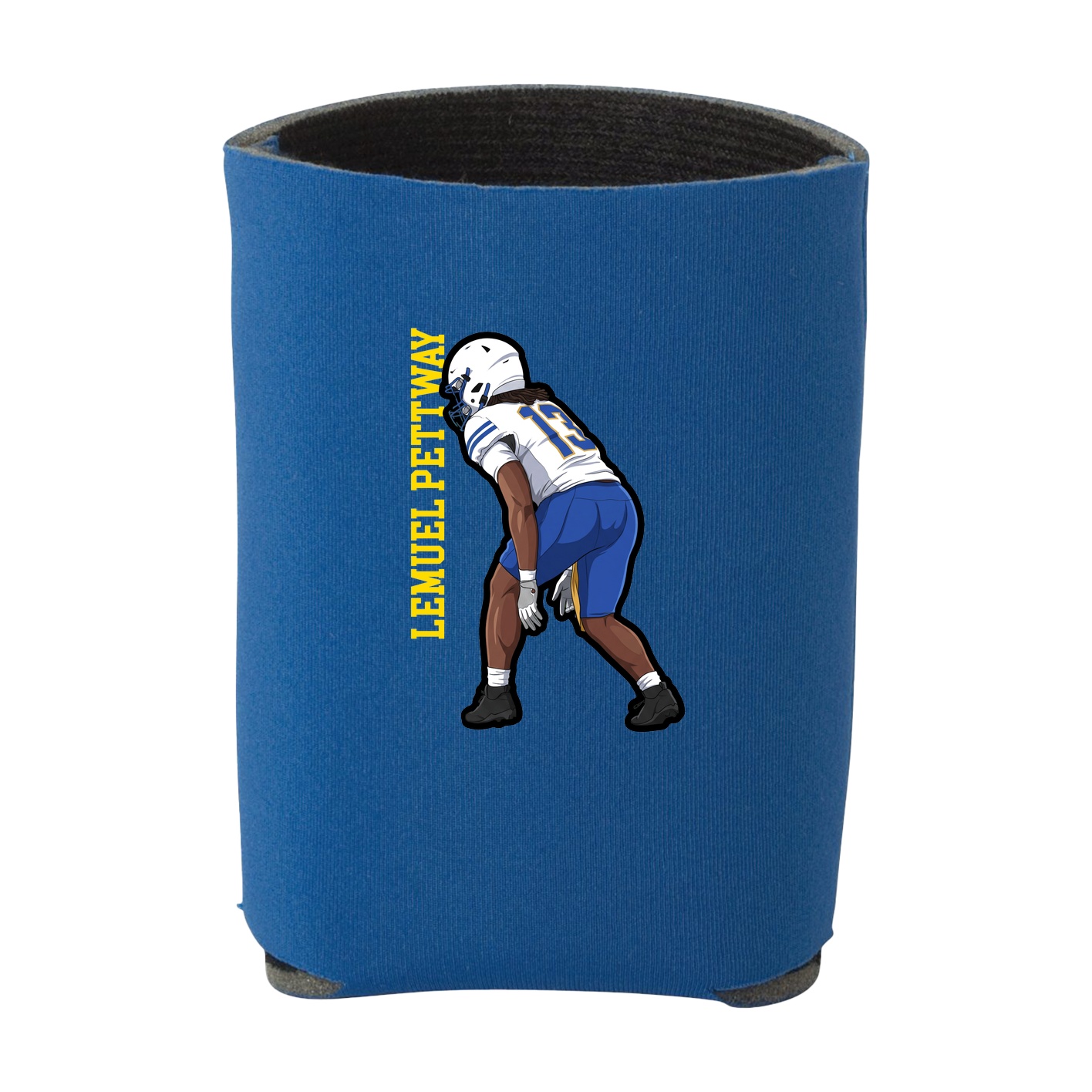 Can Holder — Name Vertical in Royal