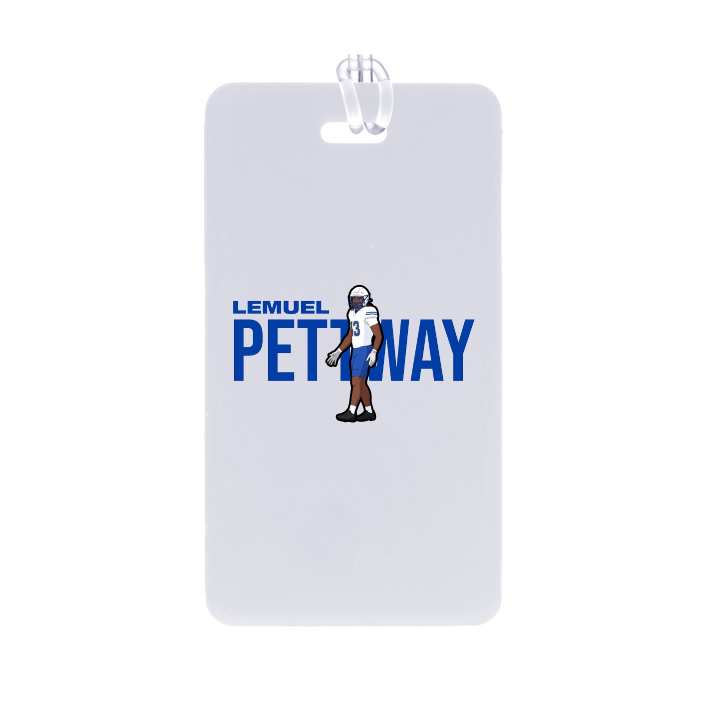 Bag Tag — Player Name in Classic