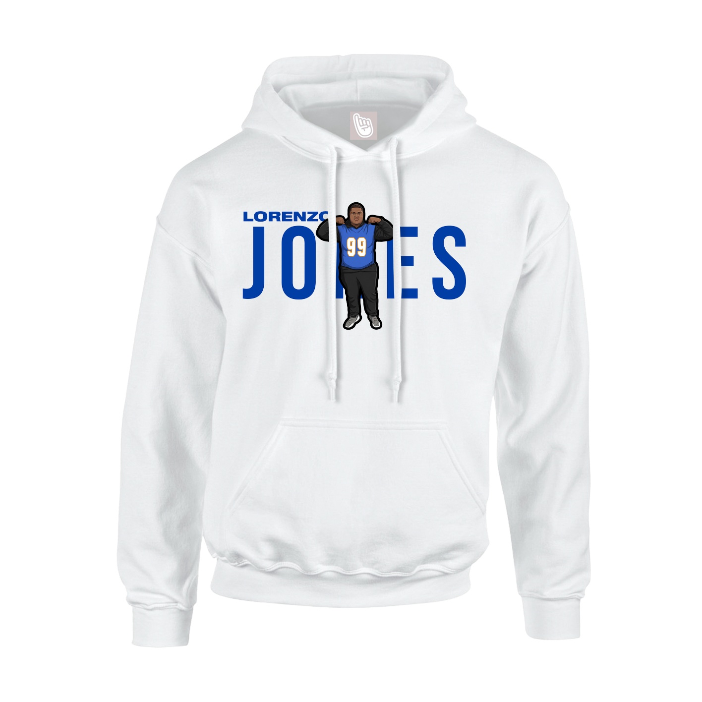 Hoodie — Player Name in White