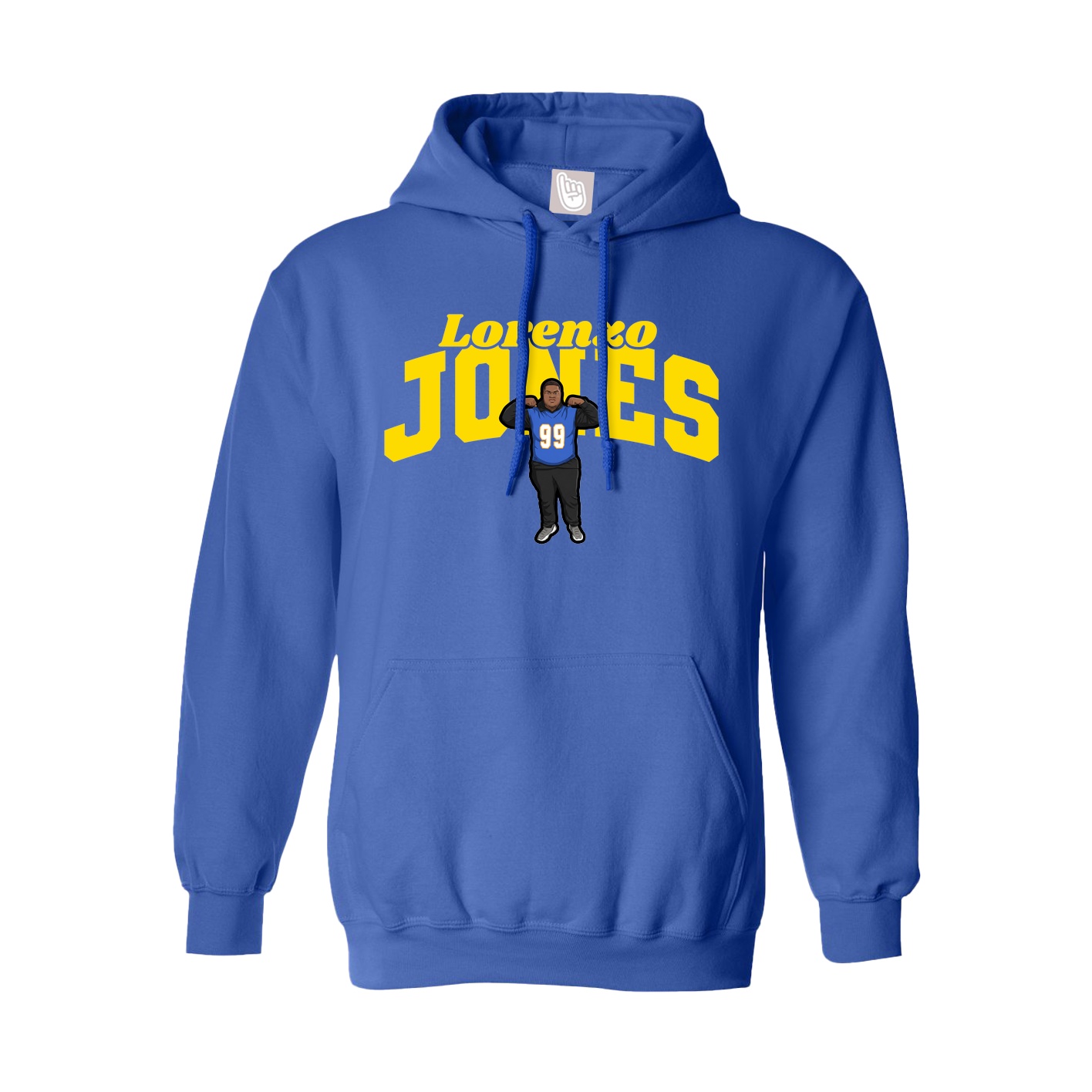 Hoodie — Signature Arch in Royal