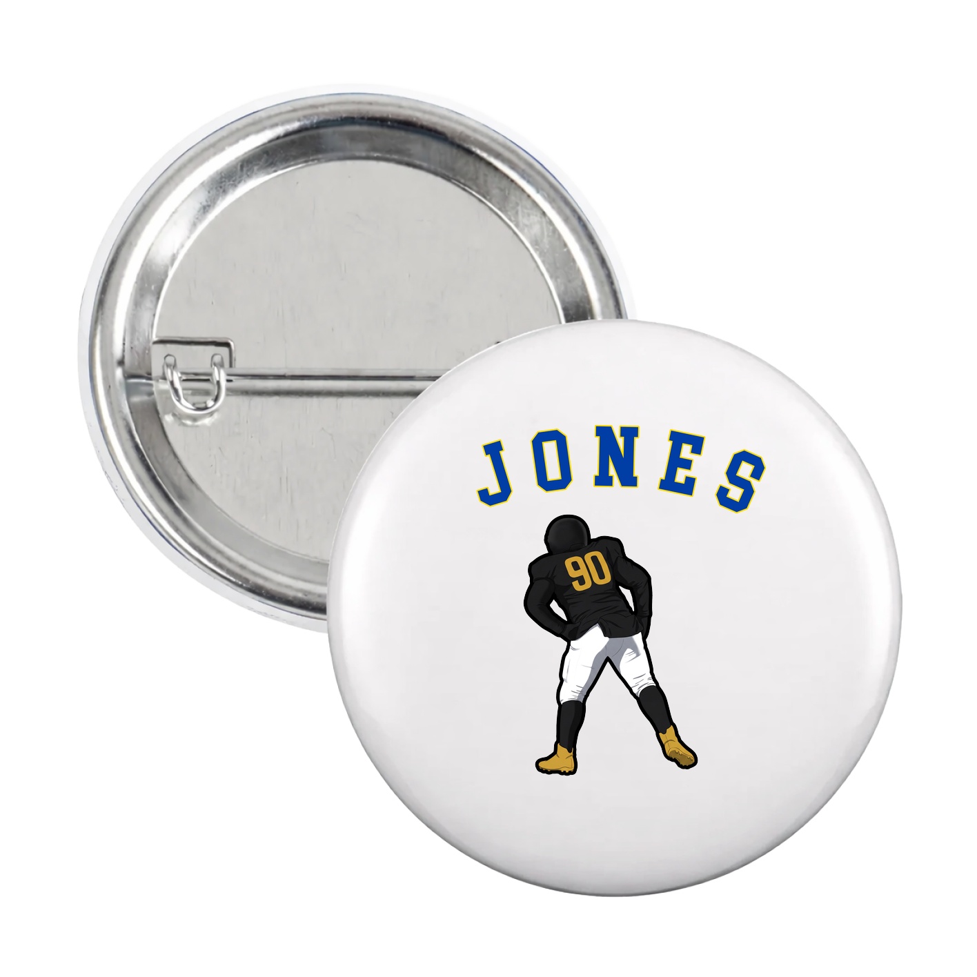 Game Day Button — Shirsey Arch in White