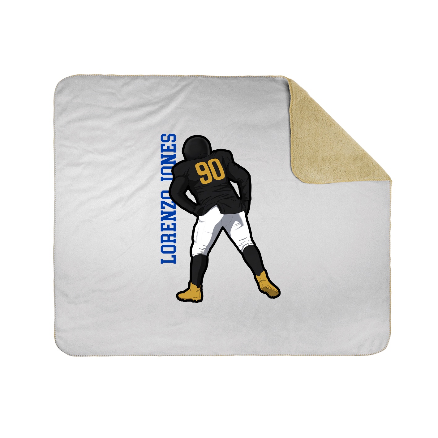 50x60 Sherpa Lined Throw Blanket