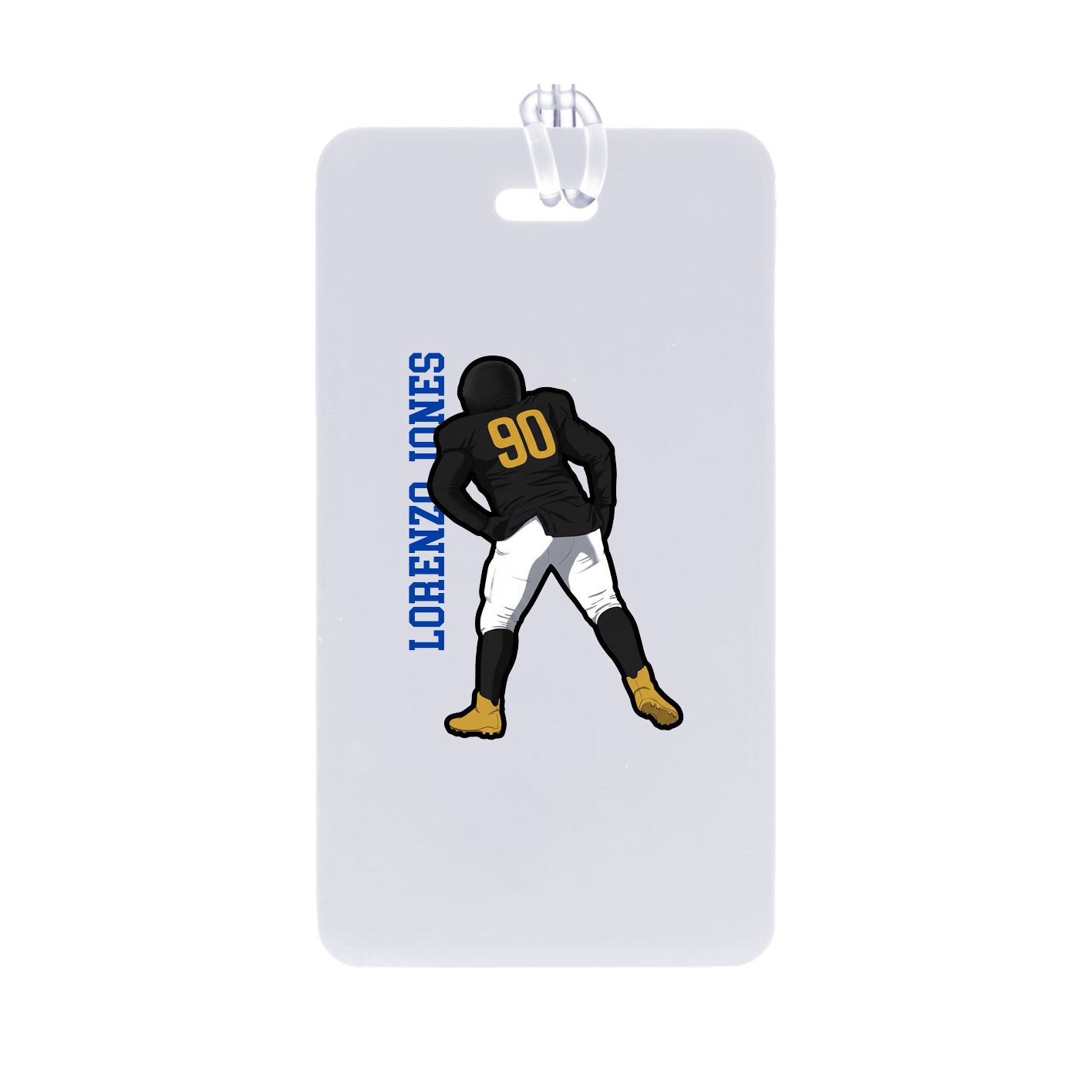 Bag Tag — Name Vertical in Classic
