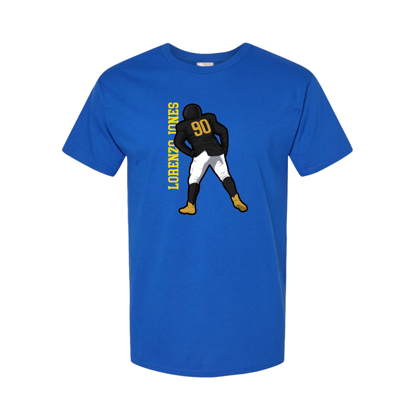 Tee — Name Vertical in Royal