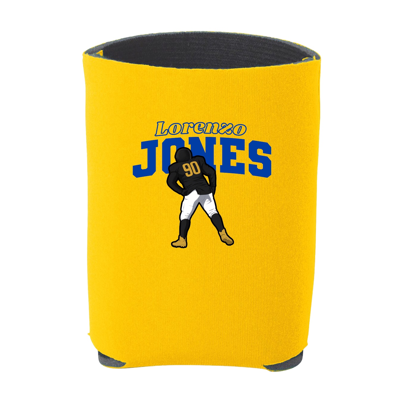 Can Holder — Name Arch in Yellow