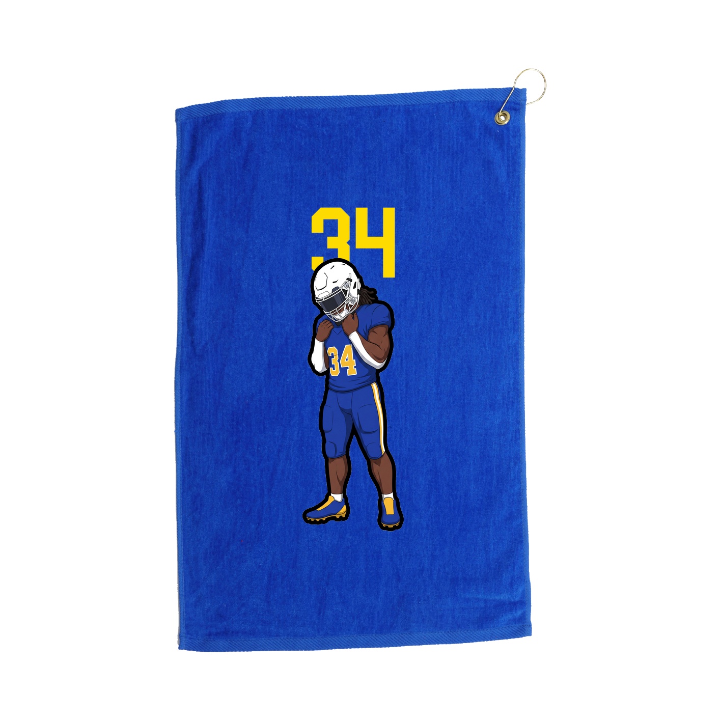 Golf Towel — Number Top in Royal