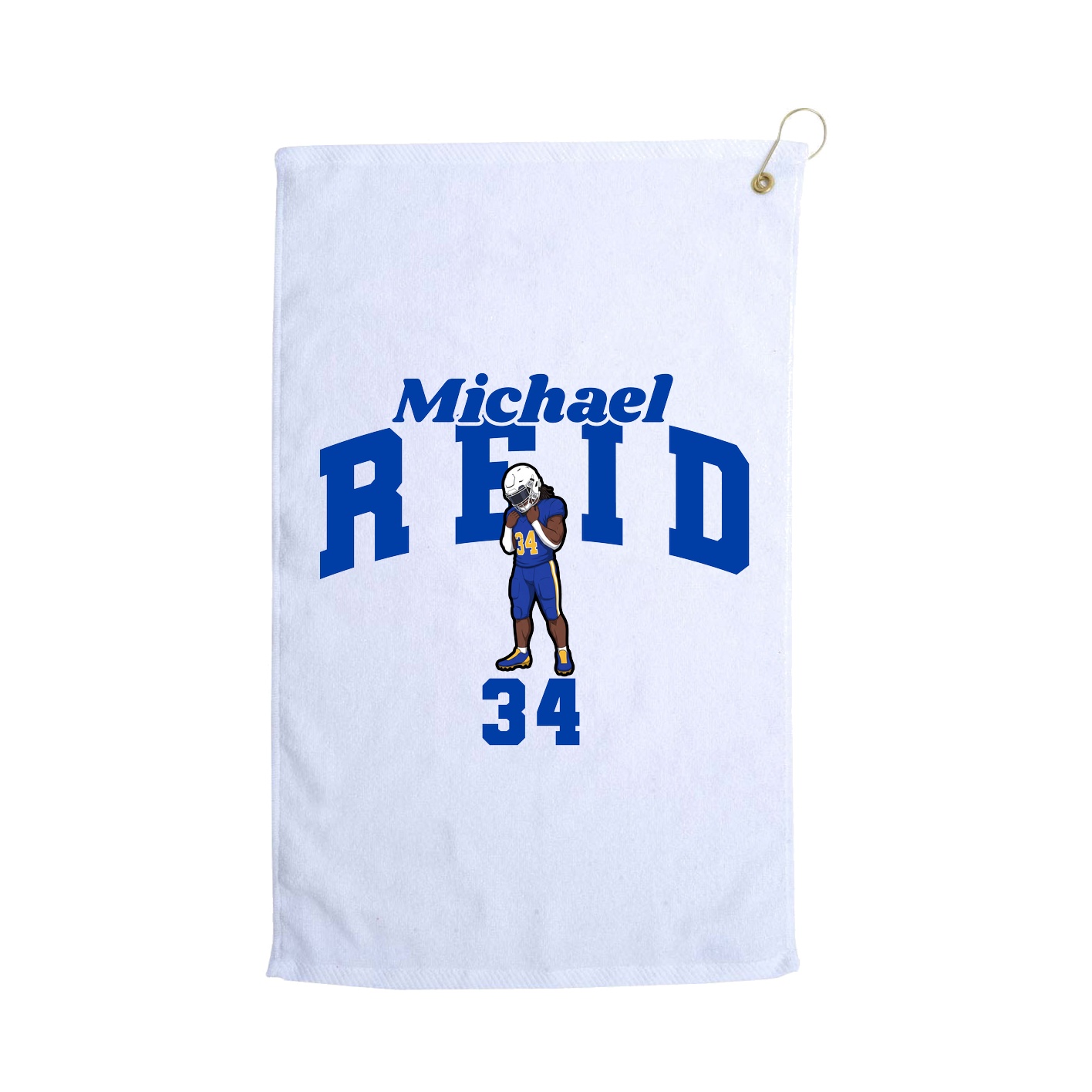 Golf Towel — Signature Arch in White