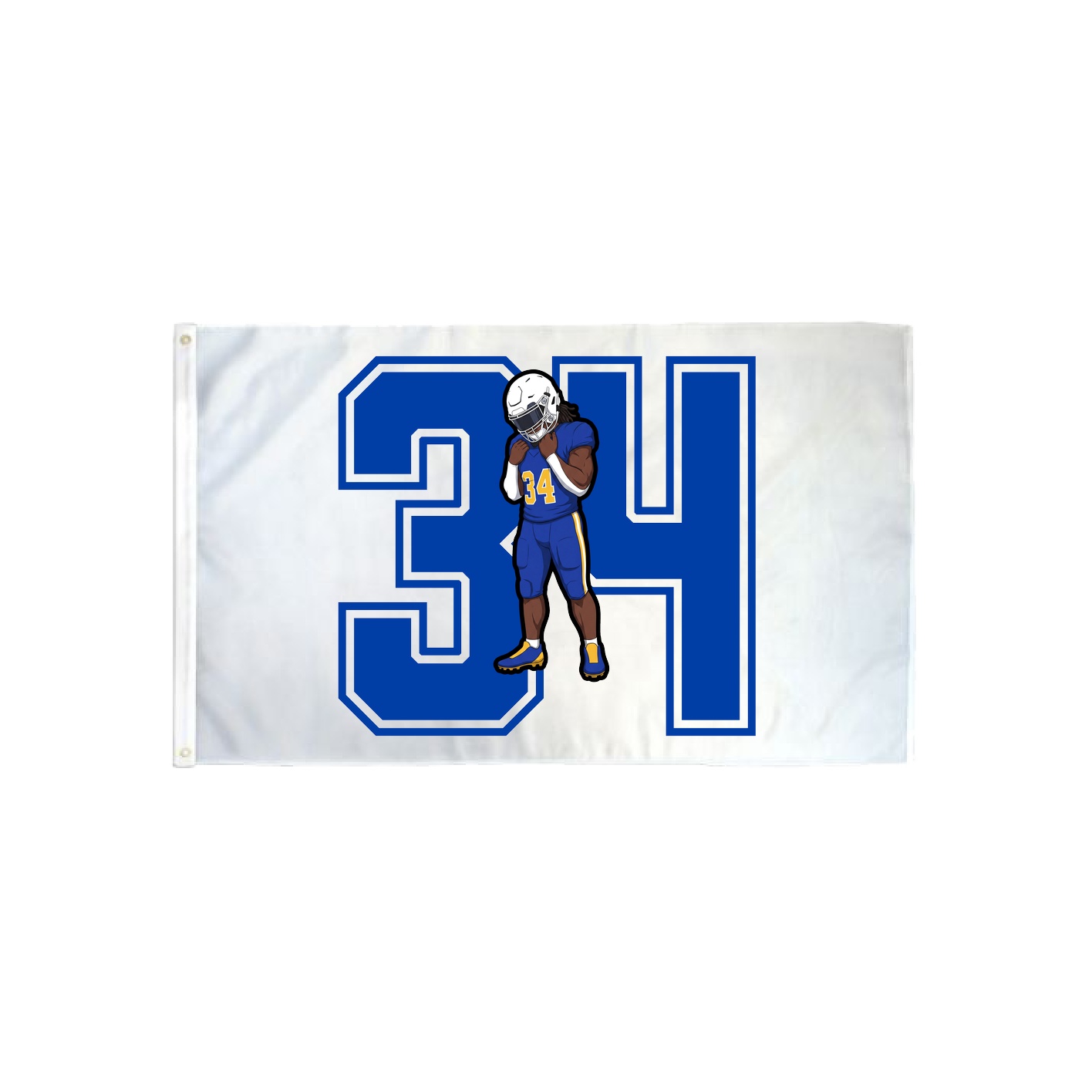 3x5 Flag — Number in Classic