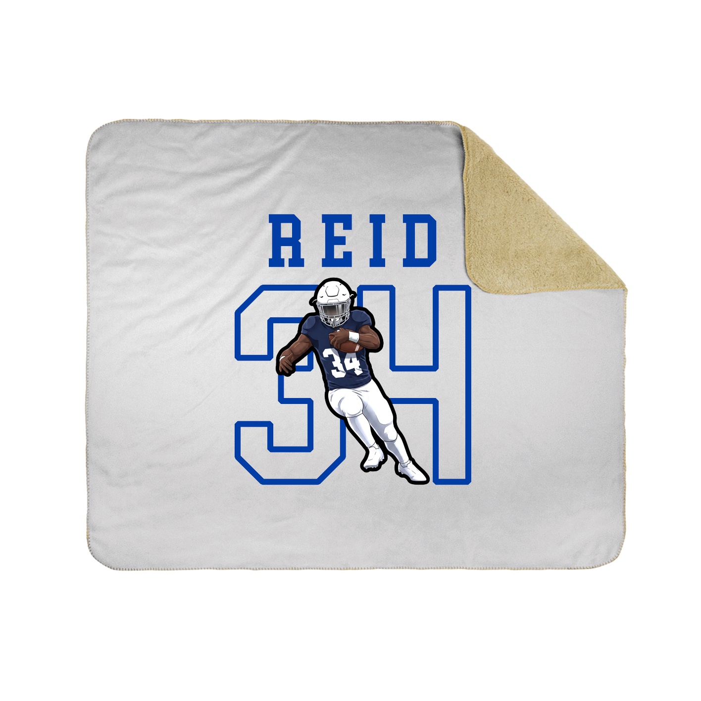50x60 Sherpa Lined Throw Blanket