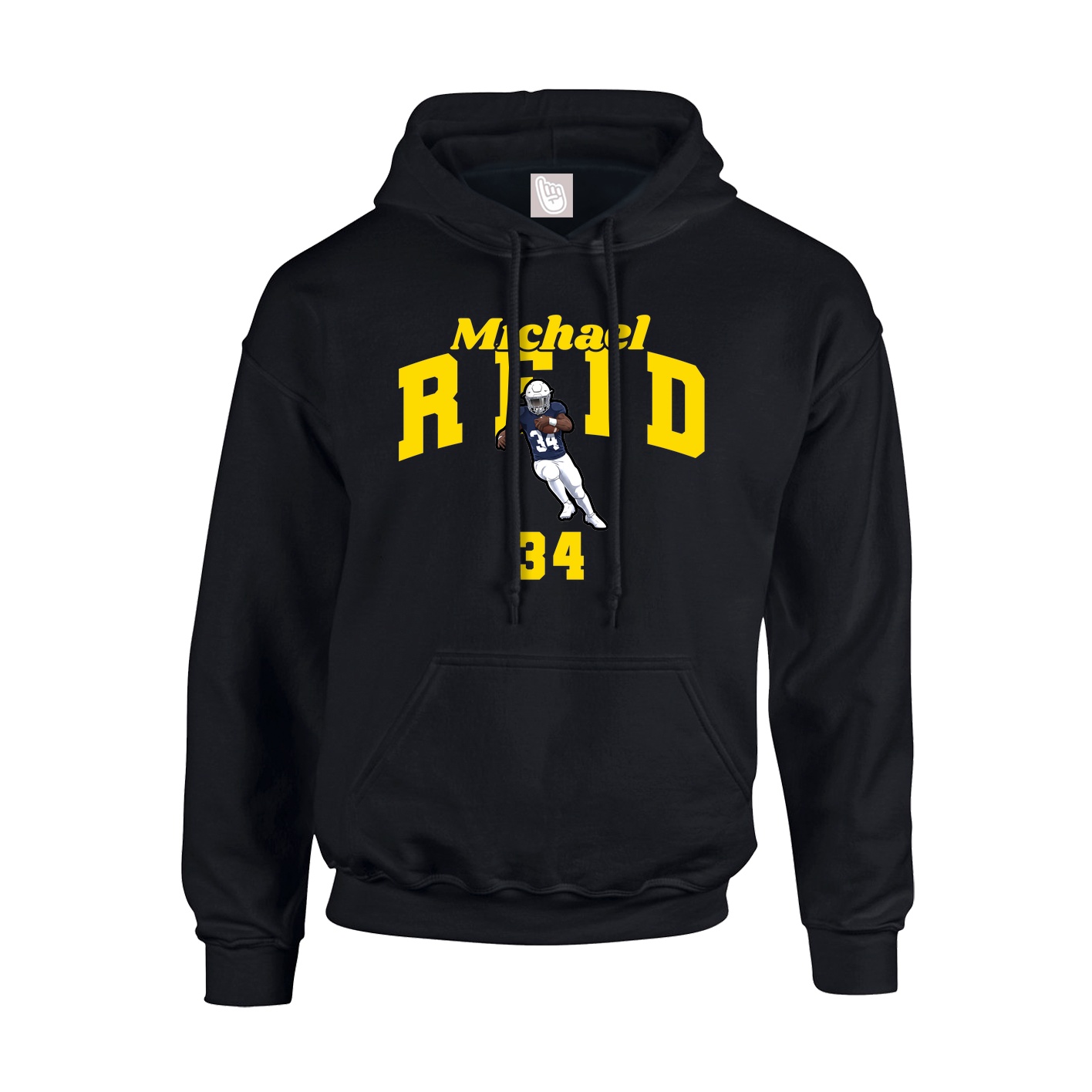 Hoodie — Signature Arch in Black