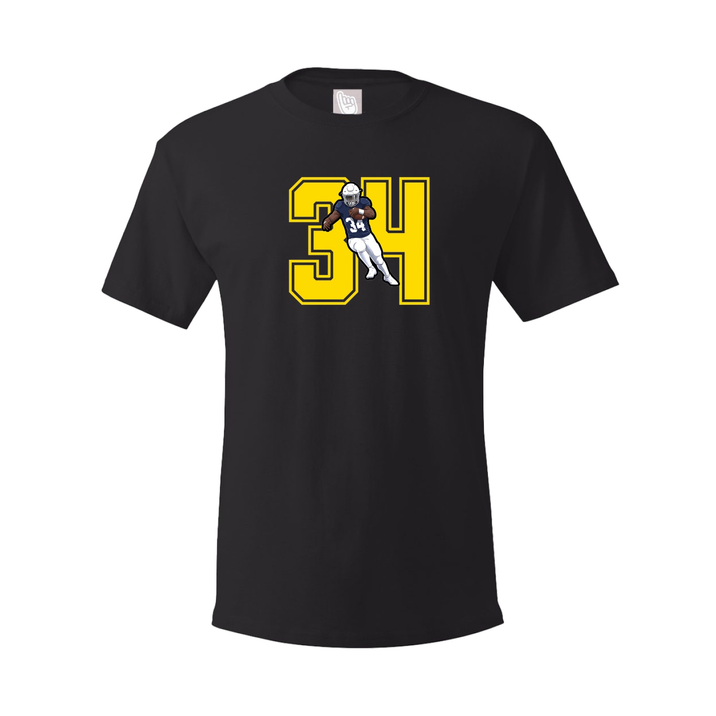 Youth Tee — Number in Black
