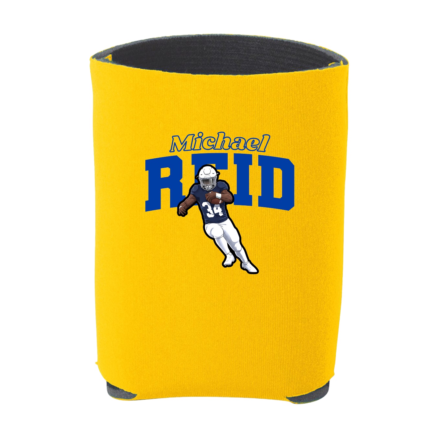 Can Holder — Name Arch in Yellow