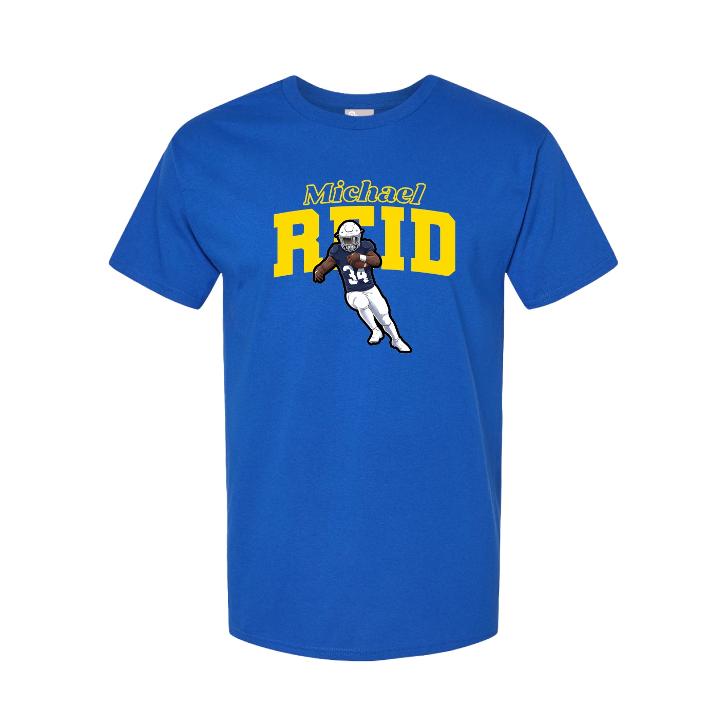 Youth Tee — Name Arch in Royal