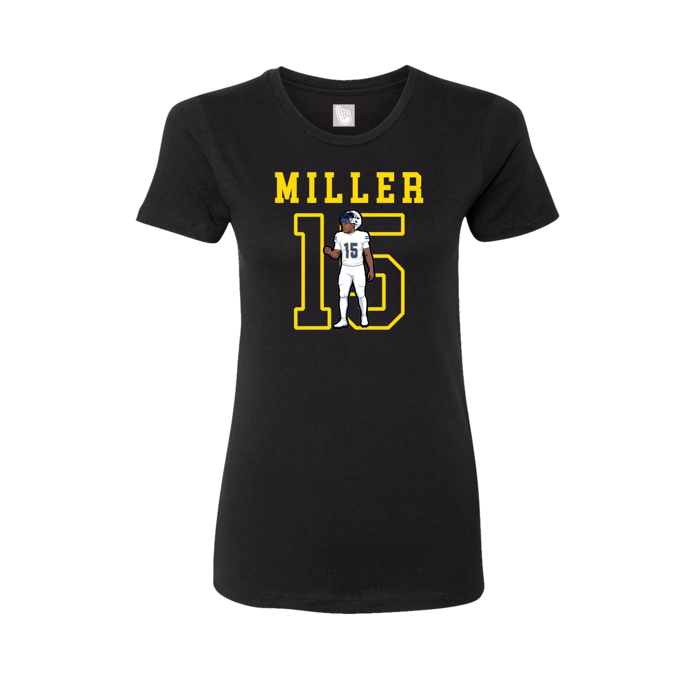 Fitted Women's Tee — Shirsey in Black