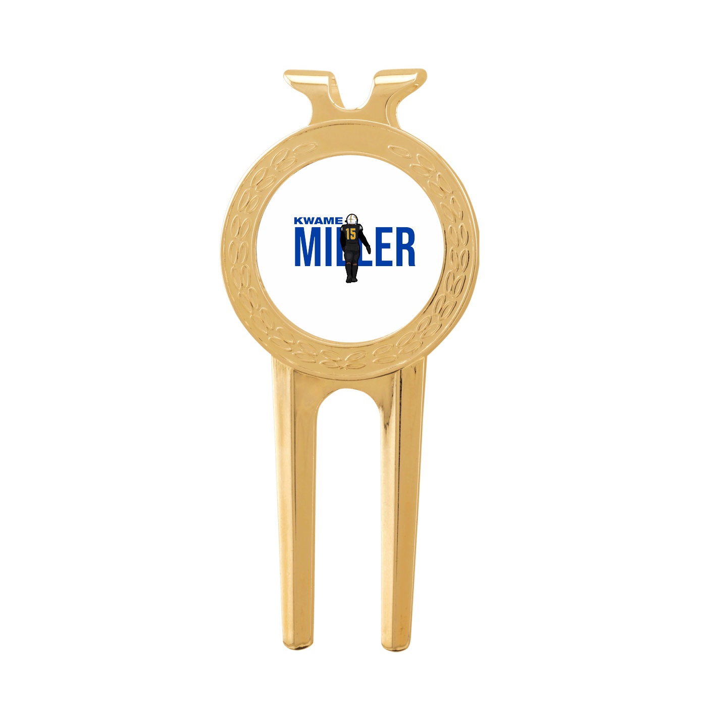 Divot Tool with Ball Marker — Player Name in Classic