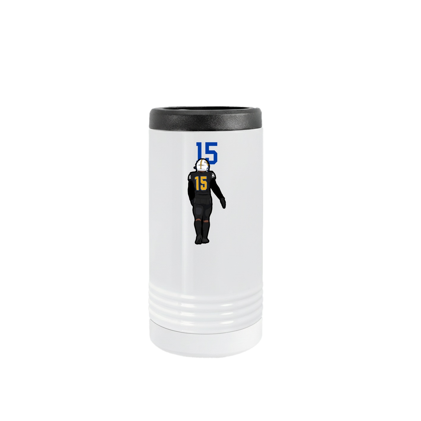 Slim Beverage Holder — Number Top in White