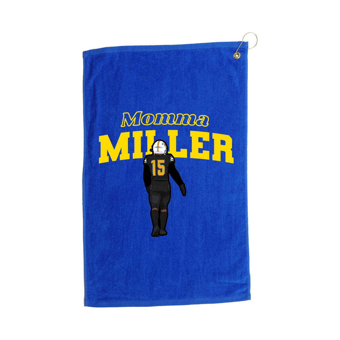 Golf Towel — Mothers Day Block in Royal