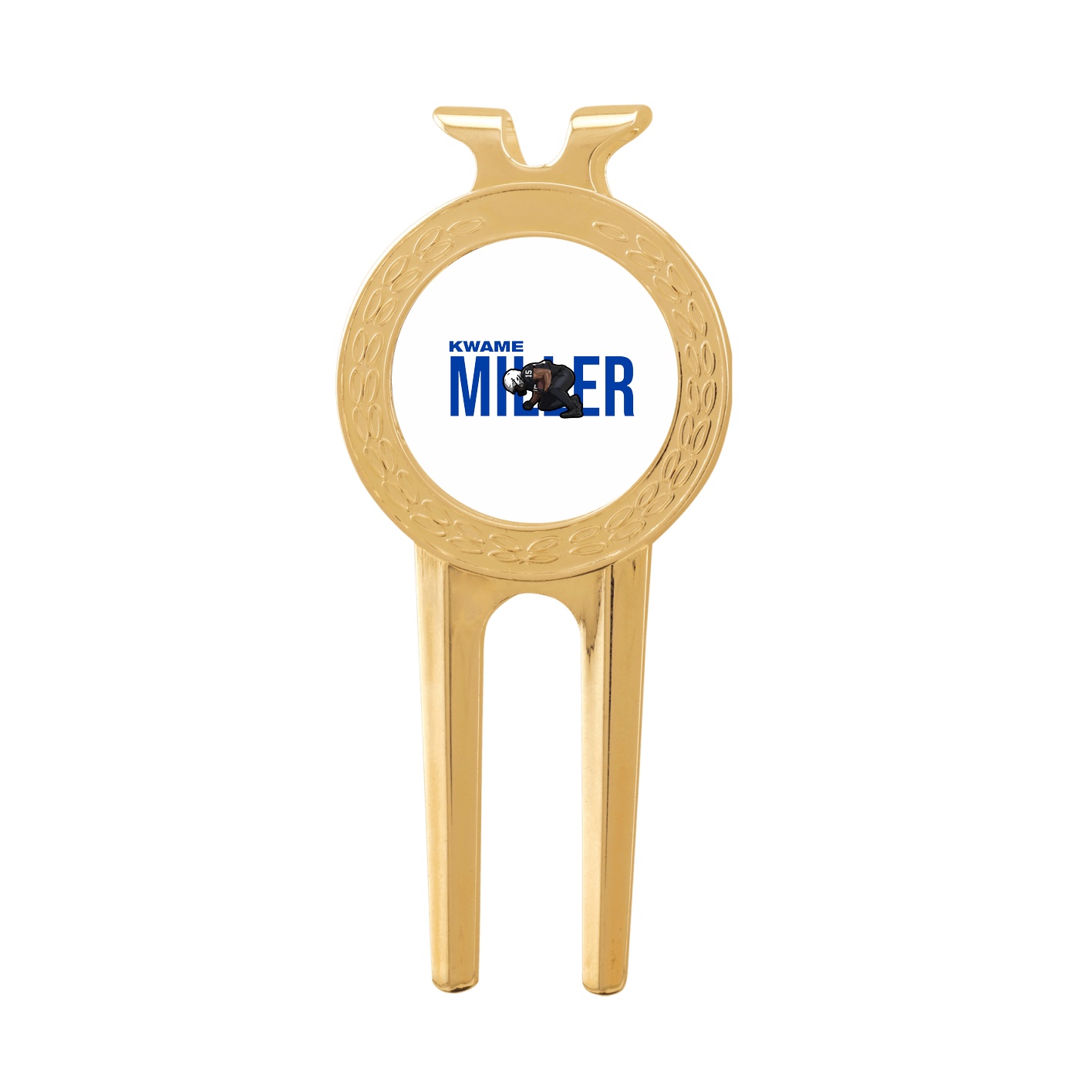 Divot Tool with Ball Marker — Player Name in Classic