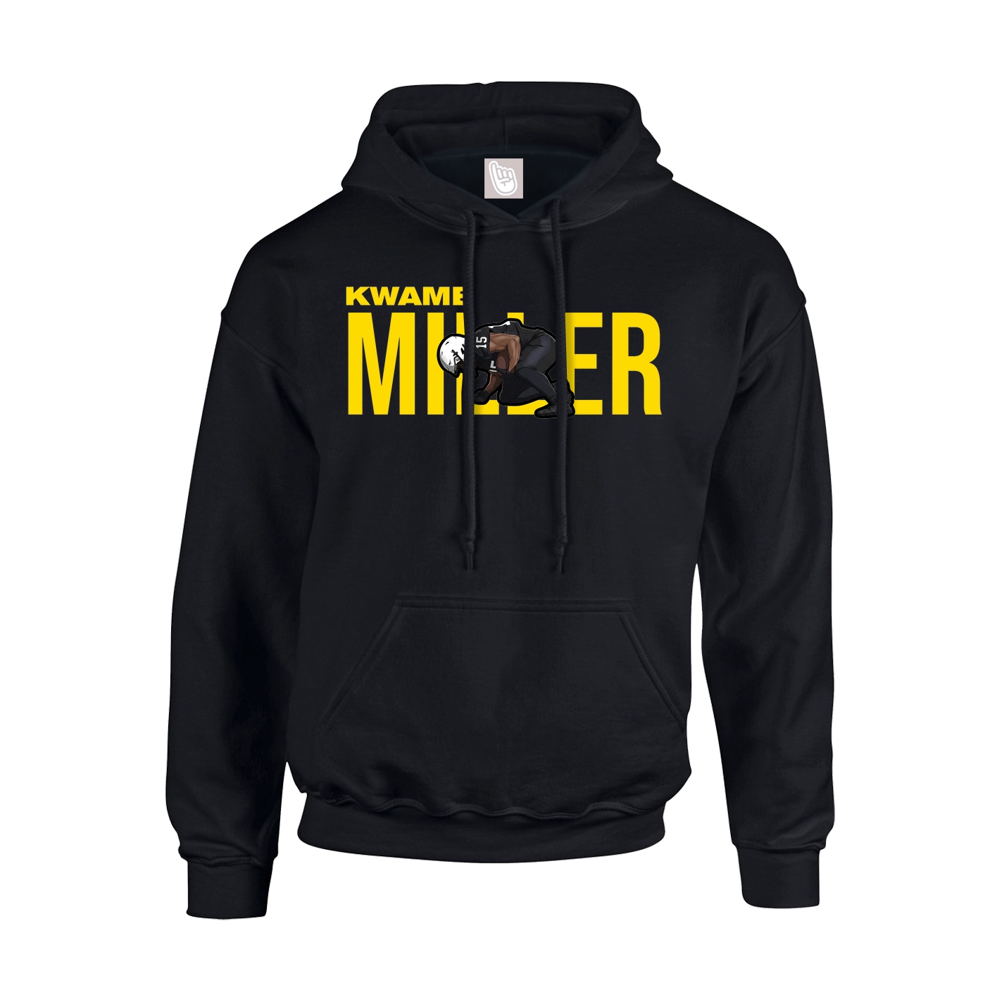 Hoodie — Player Name in Black