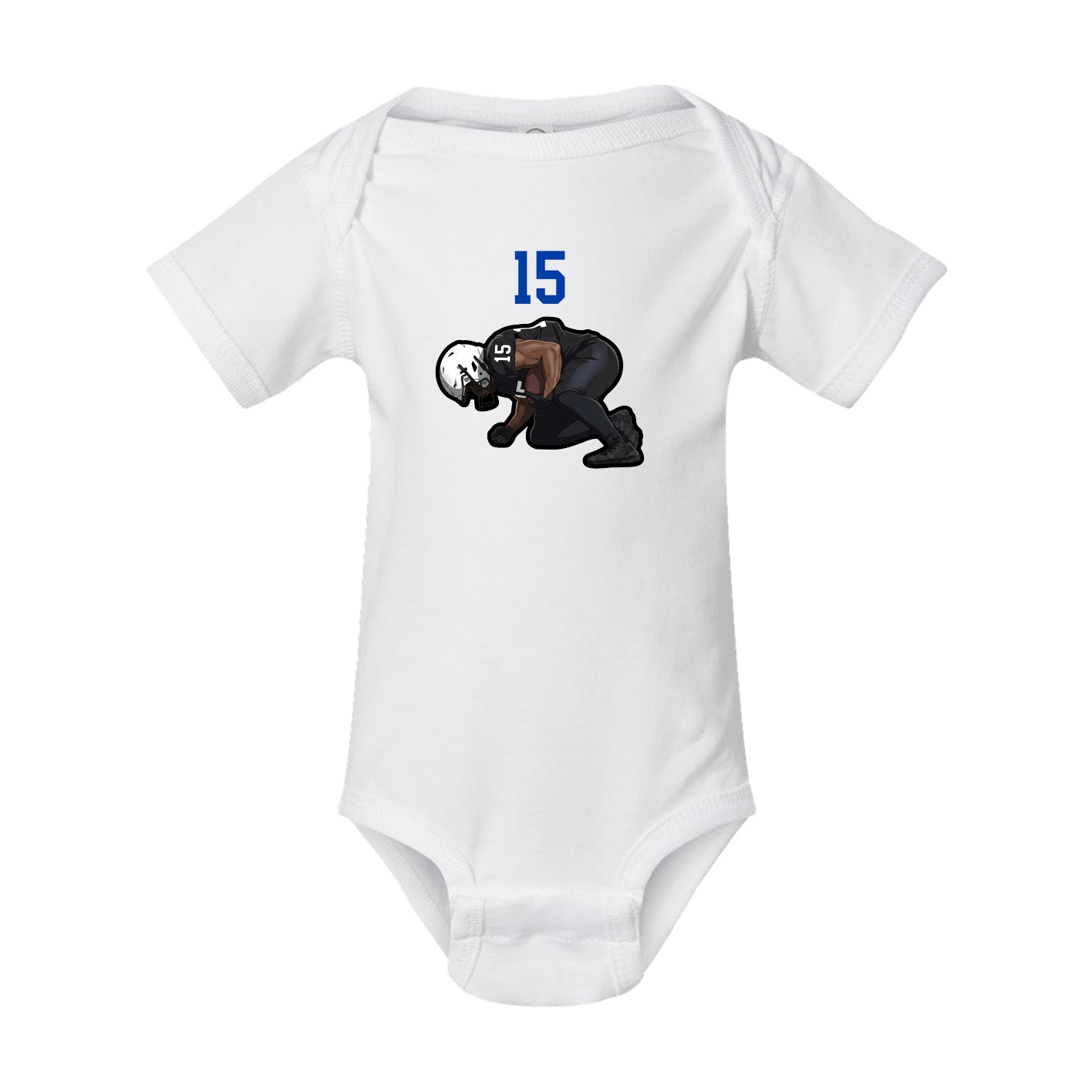 Baby Onesie — Number Top in White