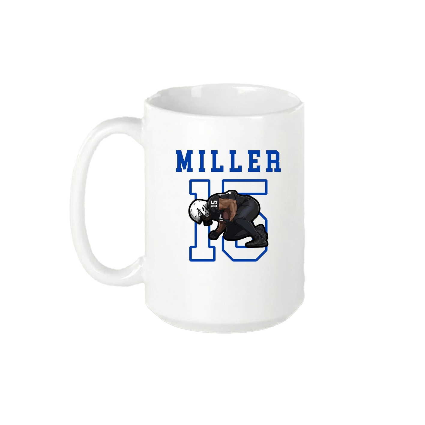 15oz Coffee Mug — Shirsey in White