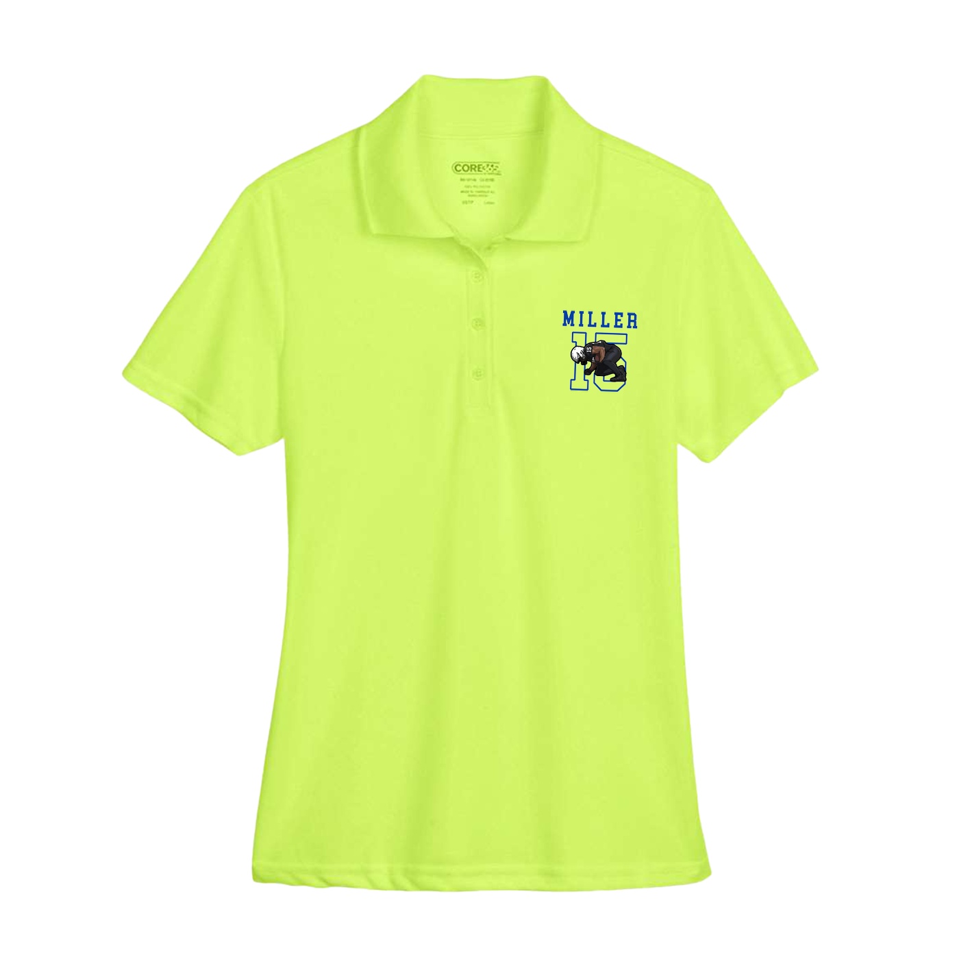 Womens Performance Polo — Shirsey in Yellow