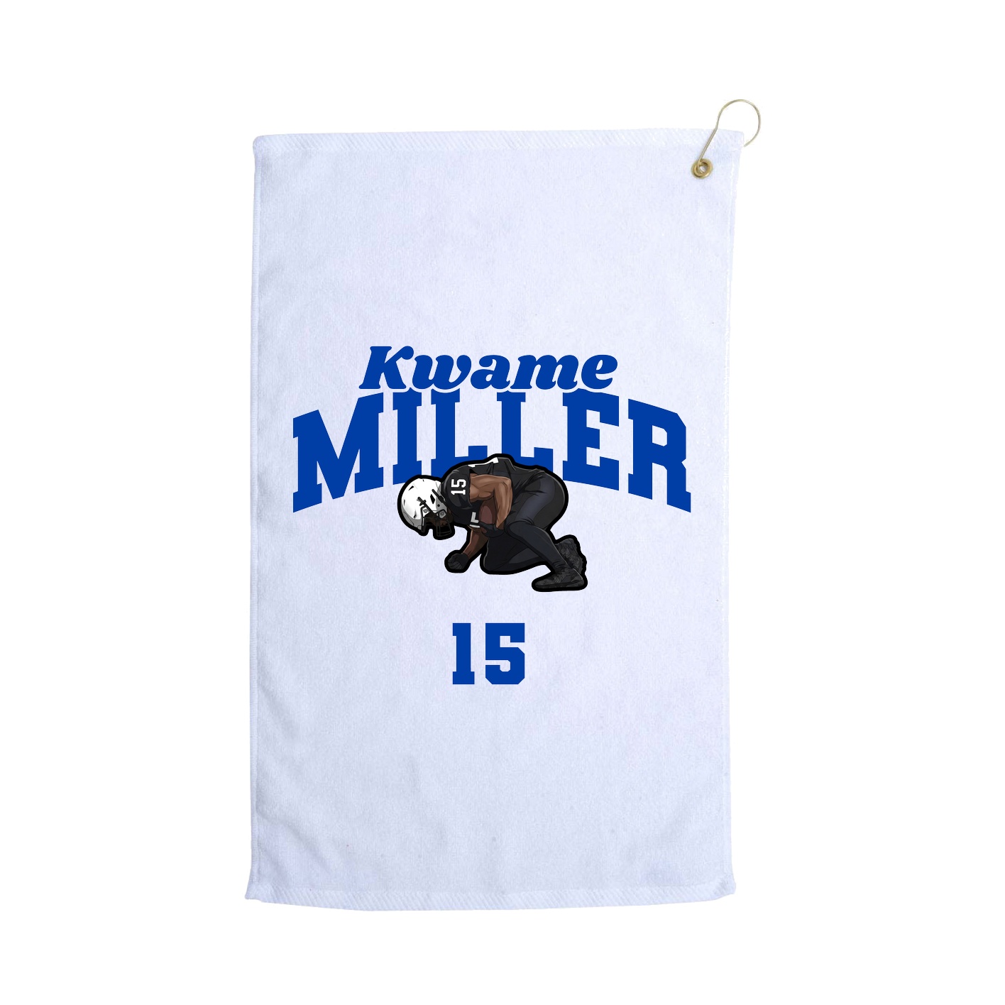 Golf Towel — Signature Arch in White