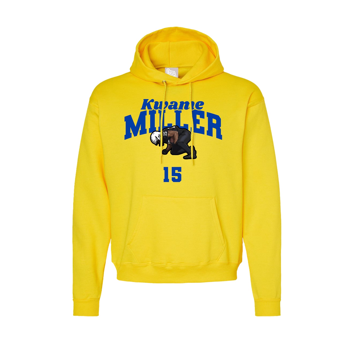 Hoodie — Signature Arch in Yellow