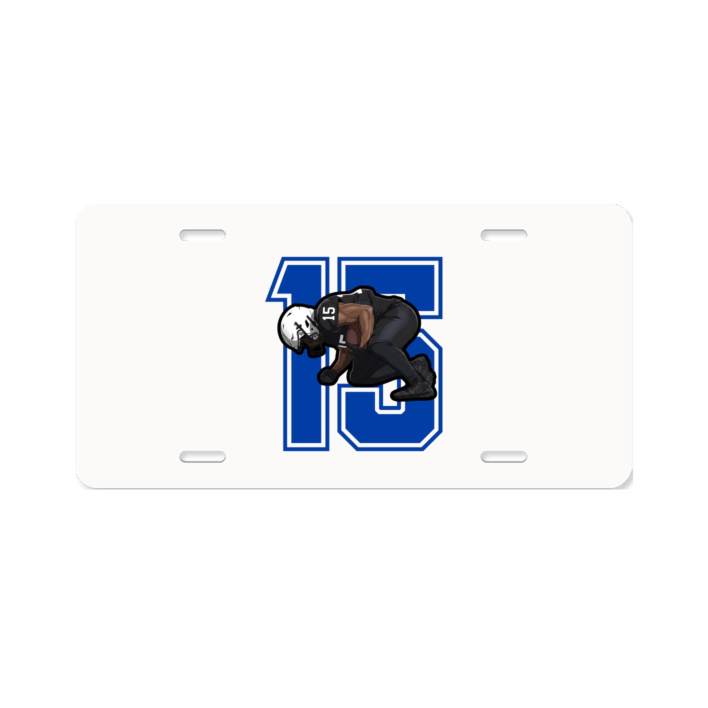 License Plate — Number in Classic