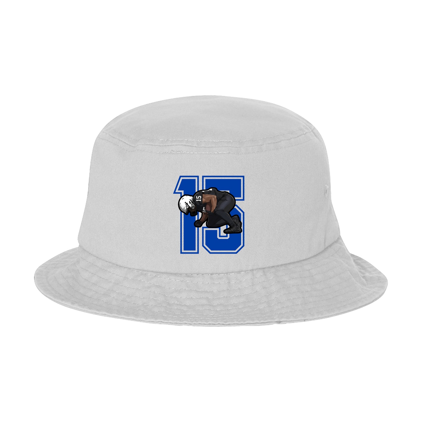 Bucket Cap — Number in White