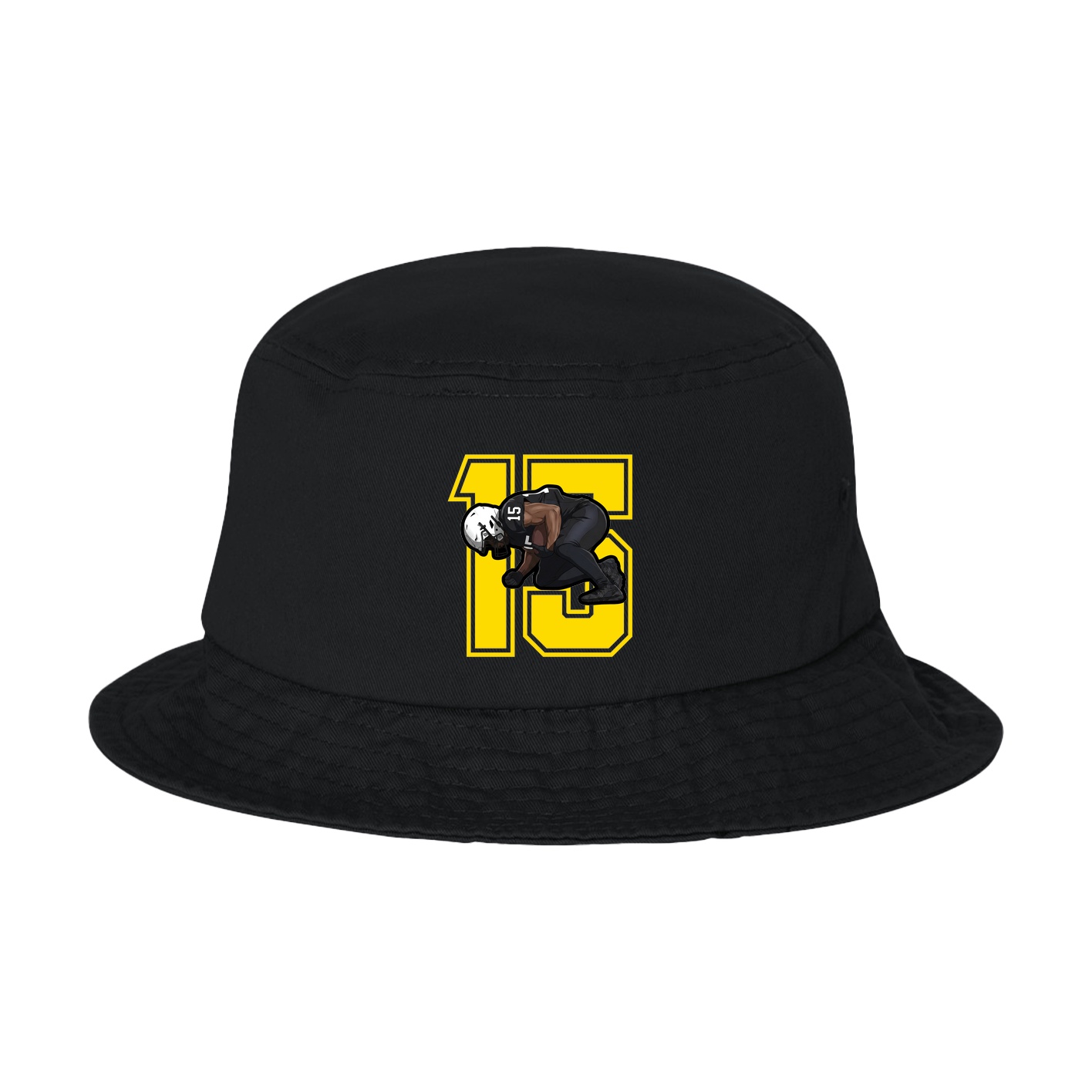 Bucket Cap — Number in Black