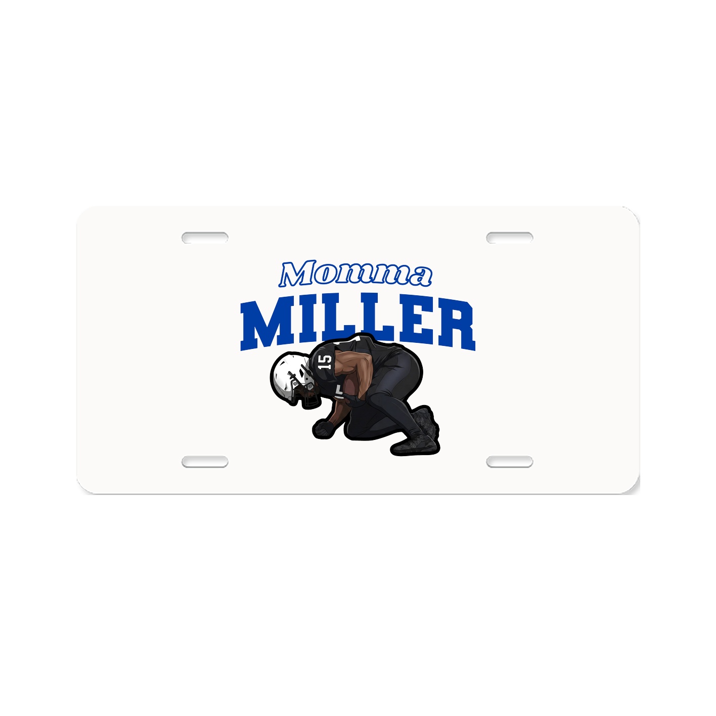 License Plate — Mothers Day Block in Classic