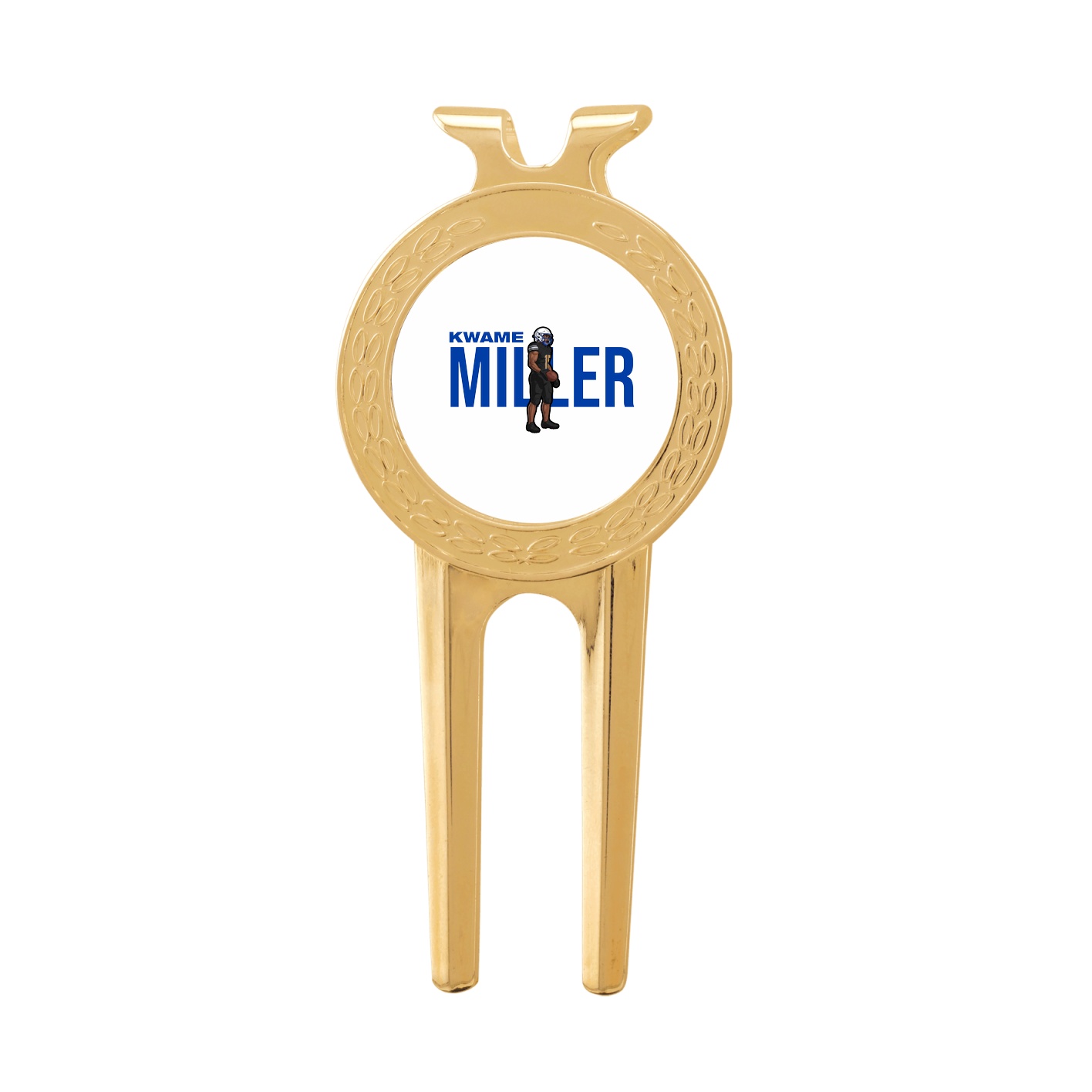 Divot Tool with Ball Marker — Player Name in Classic
