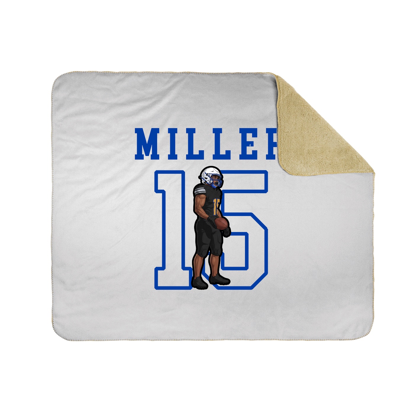 50x60 Sherpa Lined Throw Blanket