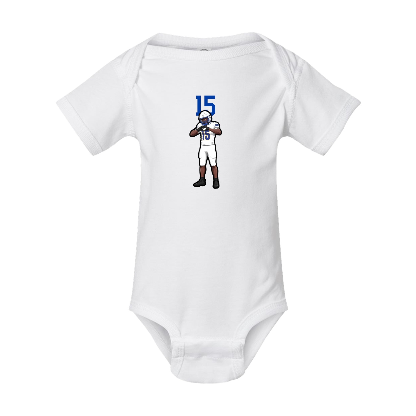Baby Onesie — Number Top in White