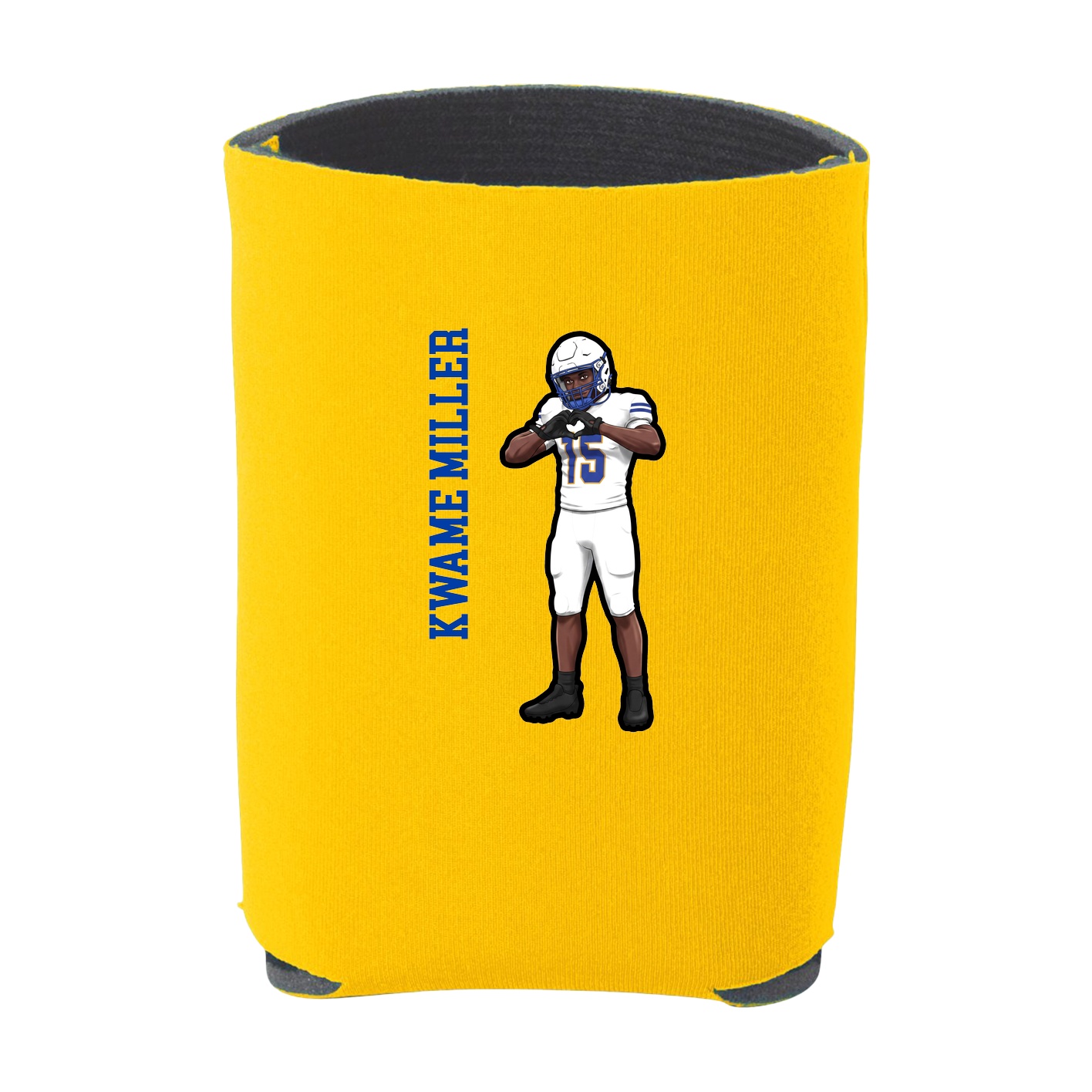 Can Holder — Name Vertical in Yellow