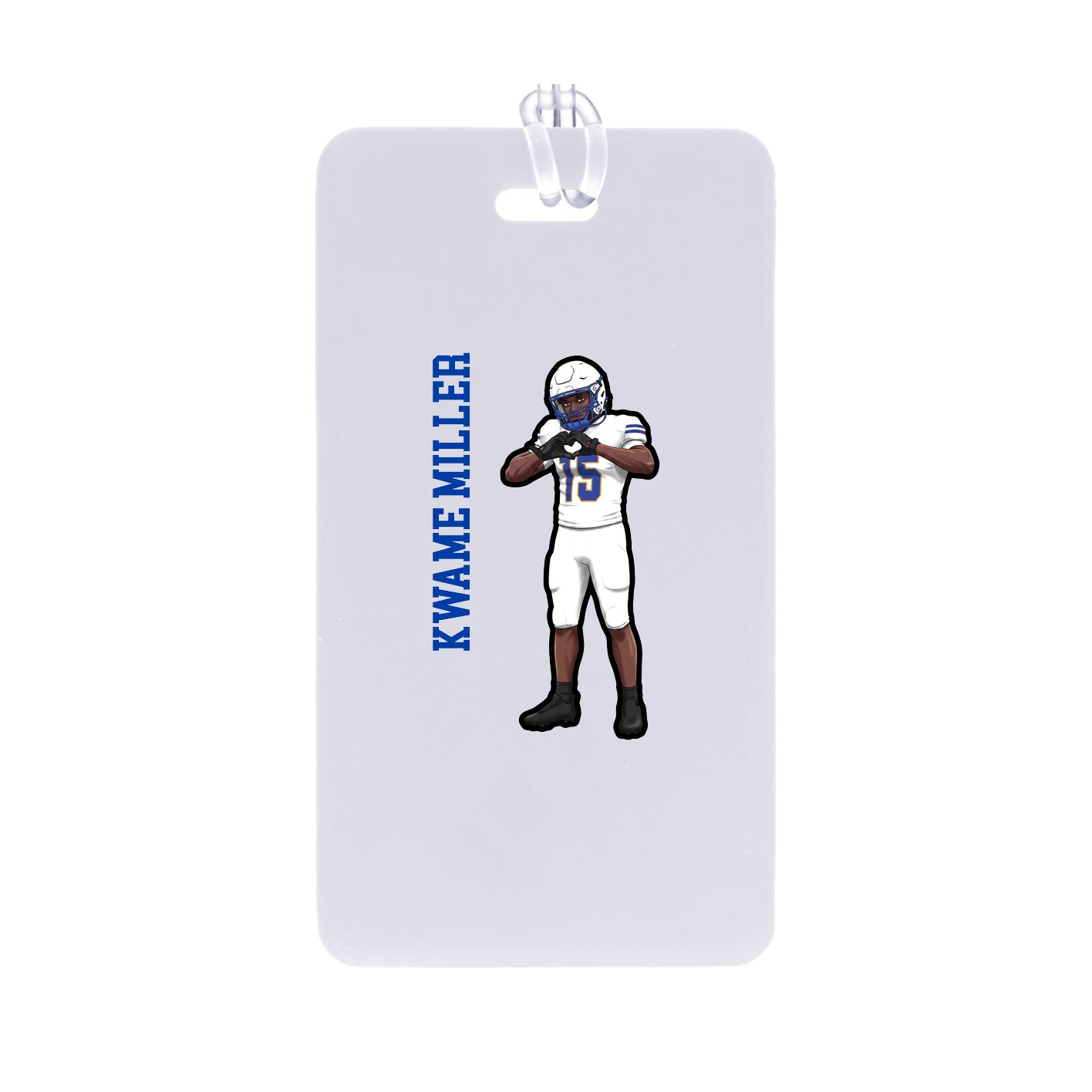 Bag Tag — Name Vertical in Classic