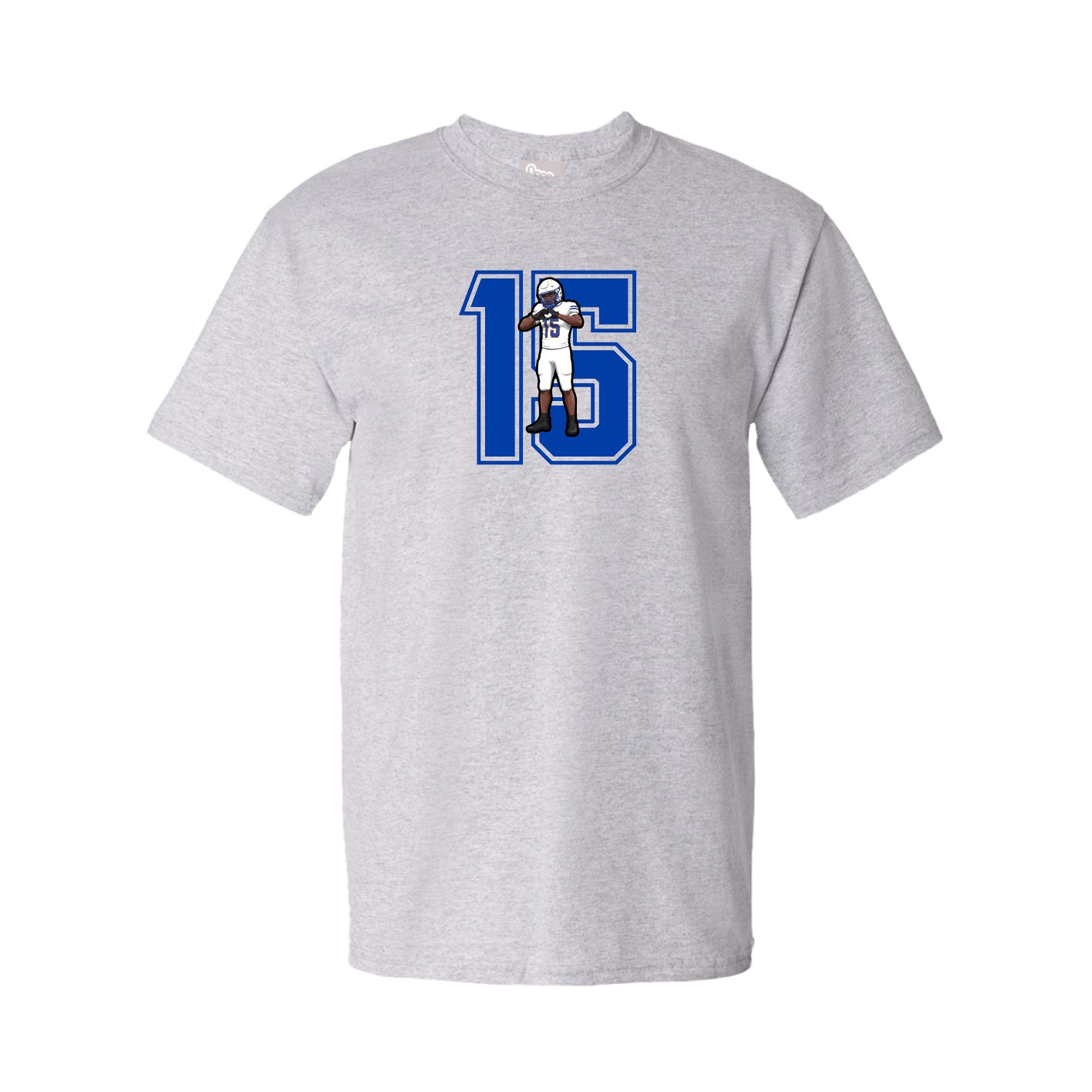 Youth Tee — Number in Grey