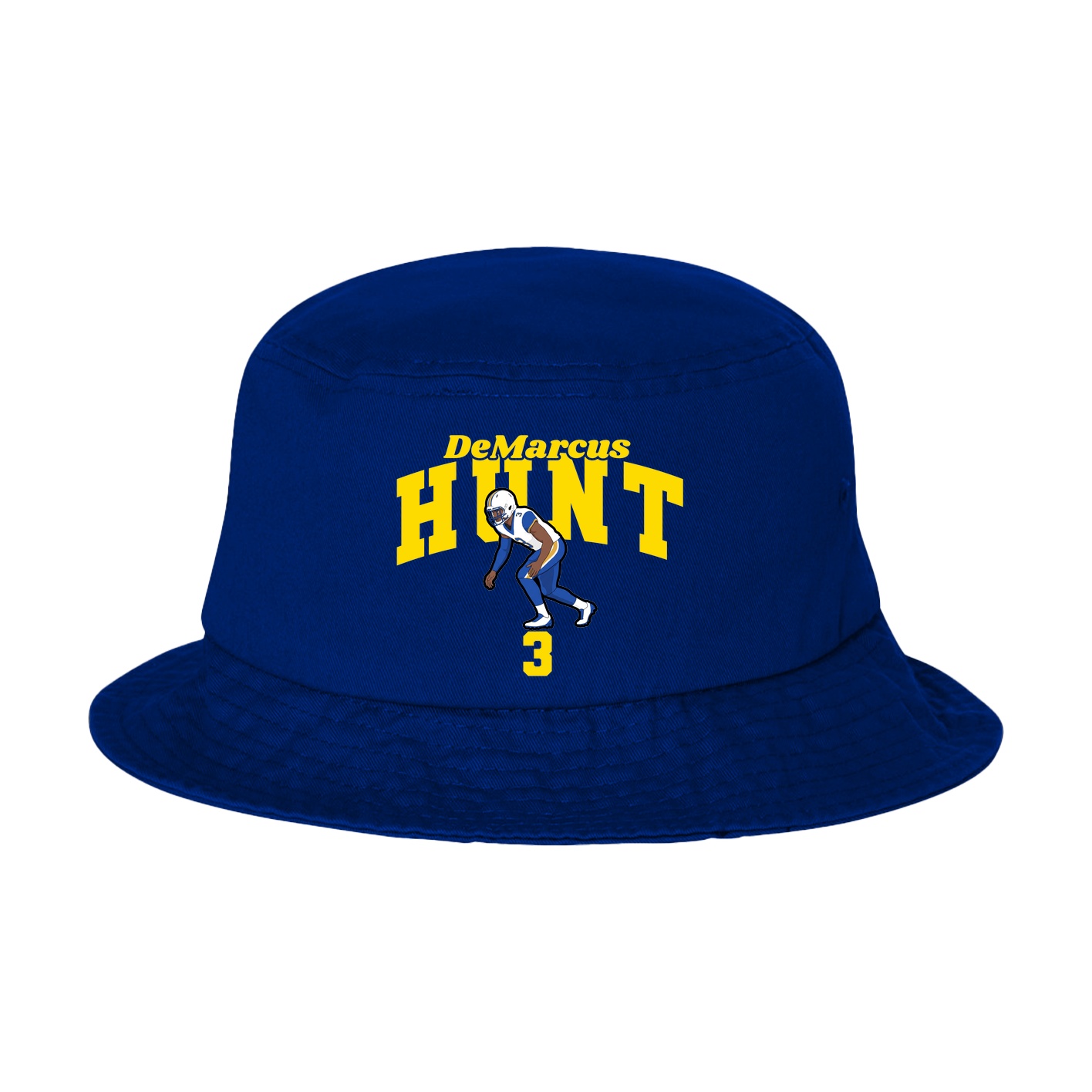 Bucket Cap — Signature Arch in Royal Blue