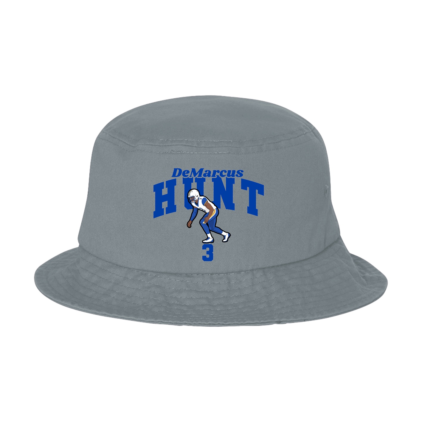 Bucket Cap — Signature Arch in Grey