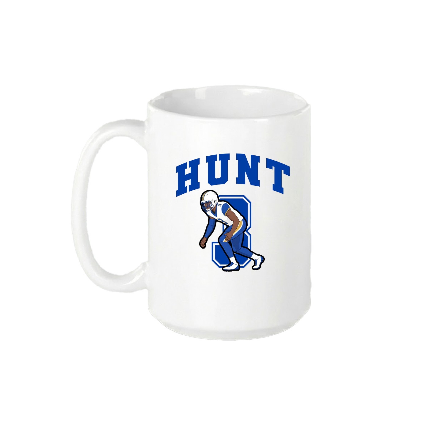 15oz Coffee Mug — Number in White