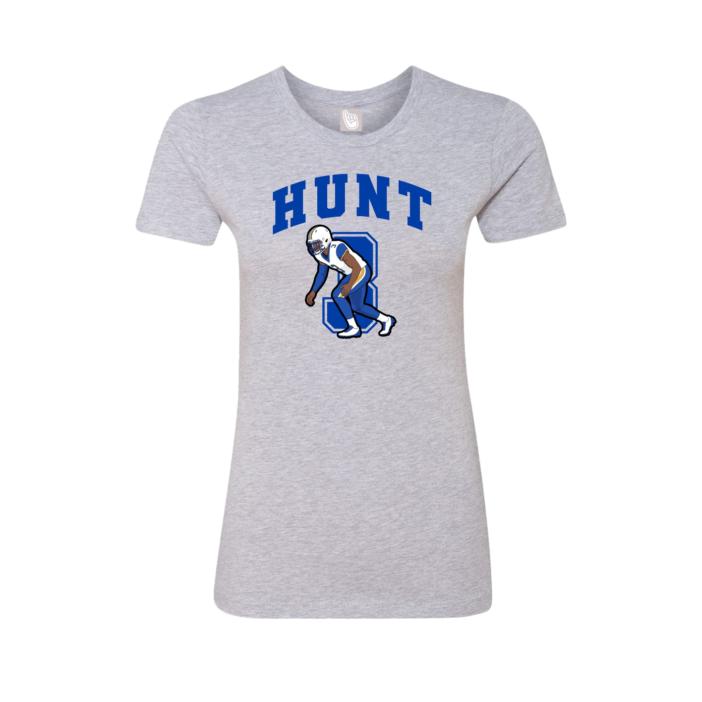 Womens Tee — Number in Grey