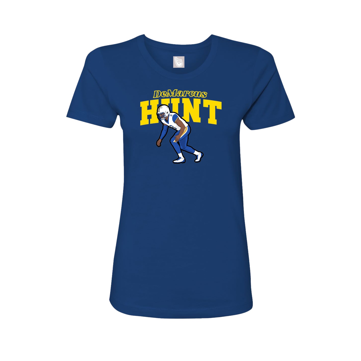 Womens Tee — Name Arch in Royal